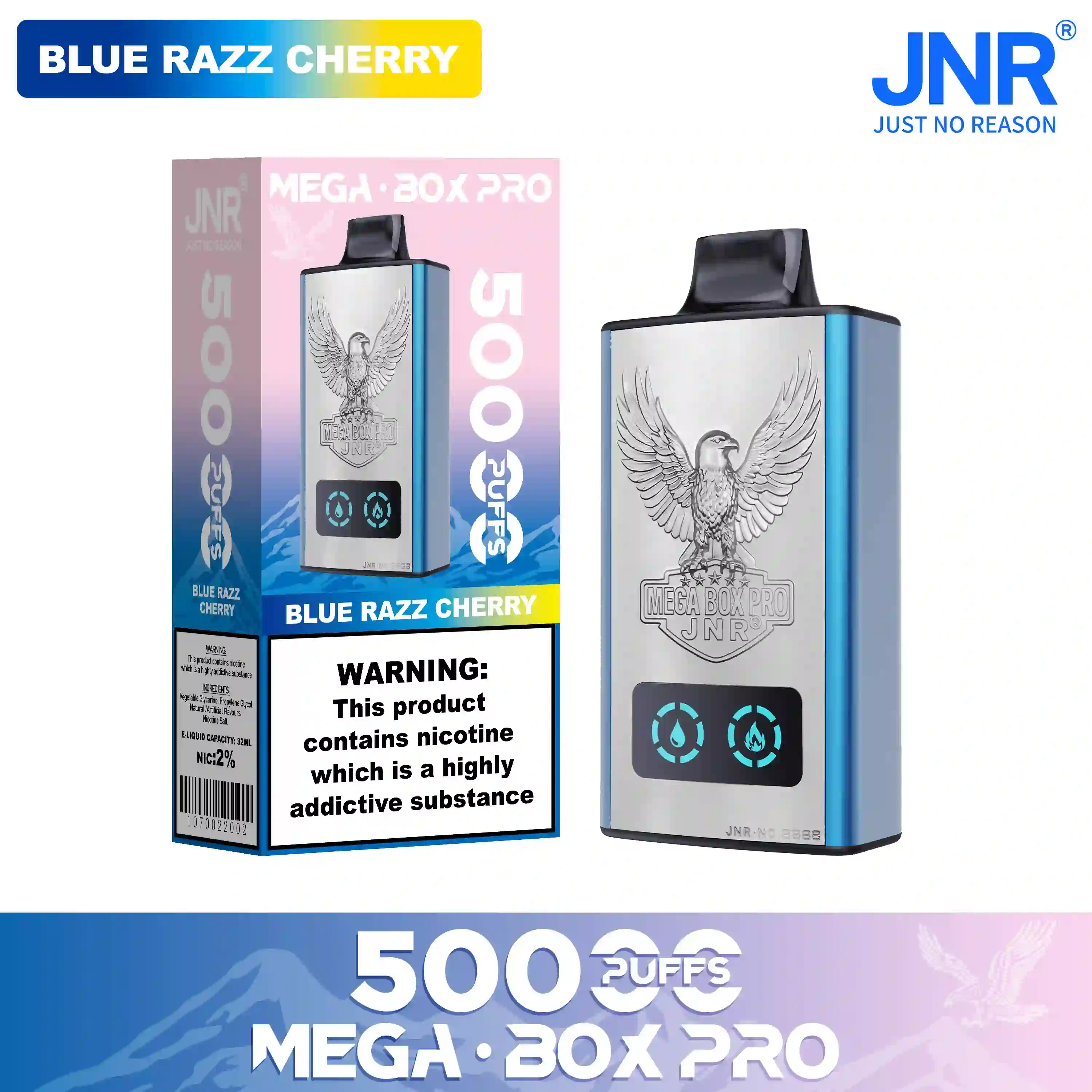 Mega Box Pro 50000 Puffs Disposable Vape - JNR-Vape