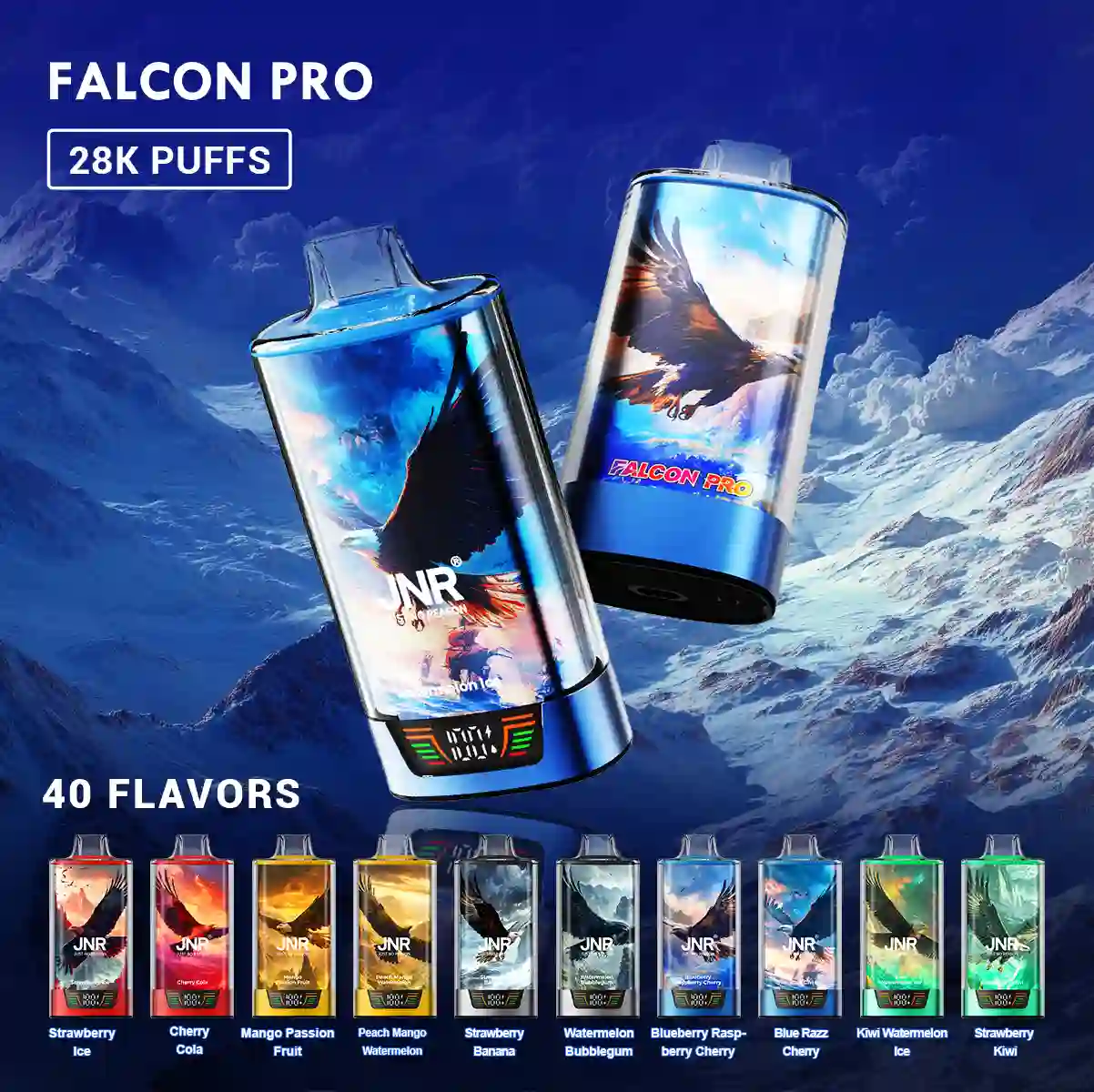 Falcon Pro 28k Puffs Disposable Vape - JNR-Vape