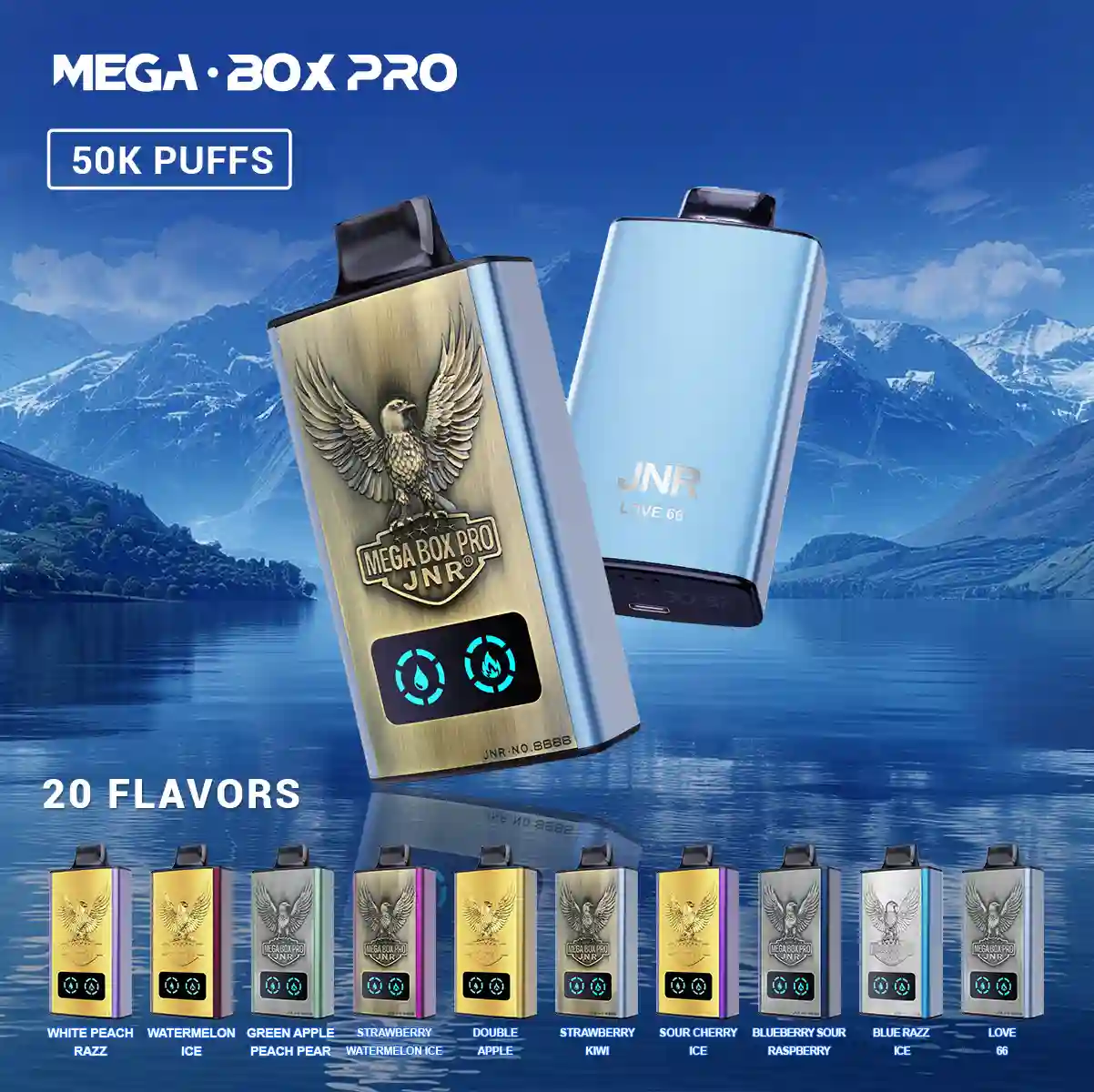 Mega Box Pro 50000 Puffs Disposable Vape - JNR-Vape
