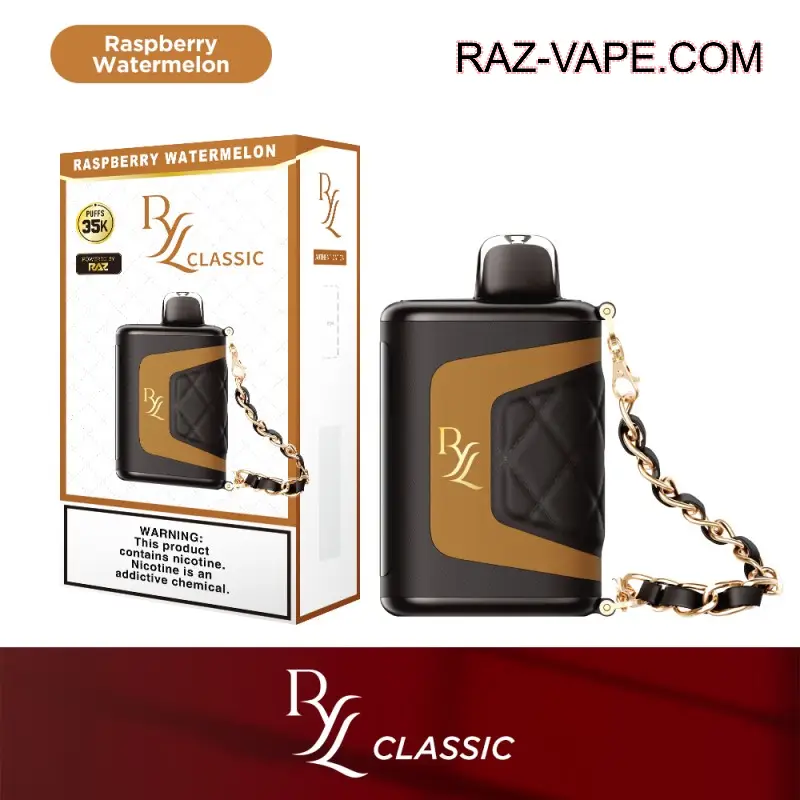Raspberry Watermelon RAZ RYL CLASSIC 35000 PUFFS DISPOSABLE VAPE - JNR-Vape