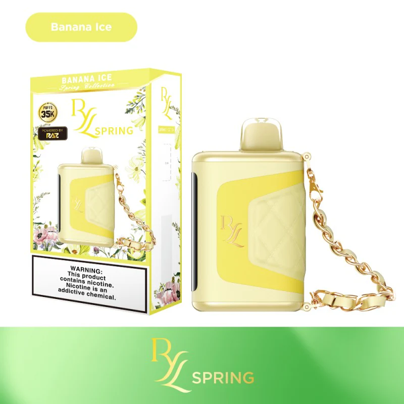 Banana Ice RAZ RYL CLASSIC 35000 Spring collection PUFFS DISPOSABLE VAPE - JNR-Vape