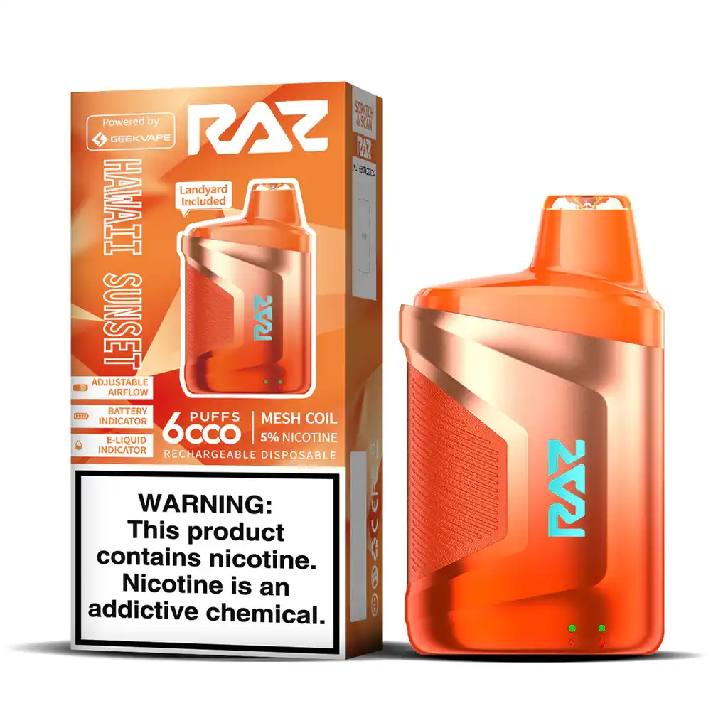 RAZ CA6000 Disposable-Hawaii Sunset - JNR-Vape