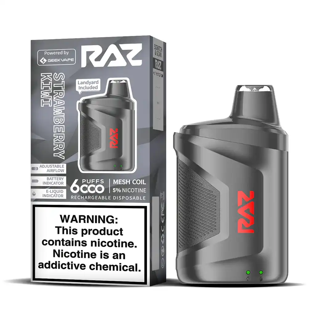 RAZ CA6000 Disposable-Strawberry Kiwi - JNR-Vape
