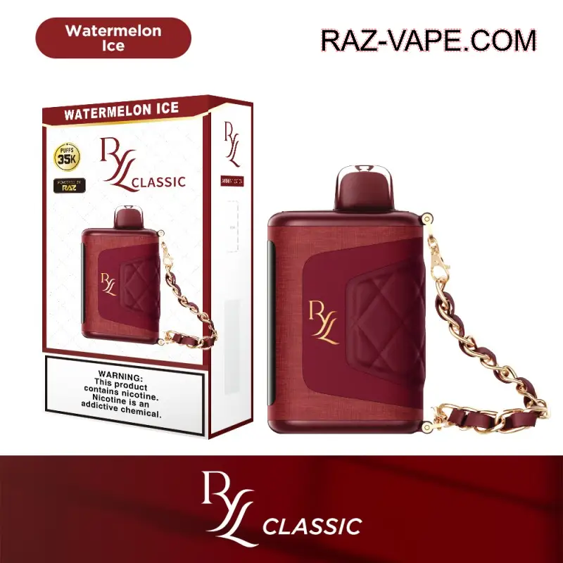 Watermelon Ice RAZ RYL CLASSIC 35000 PUFFS DISPOSABLE VAPE - JNR-Vape