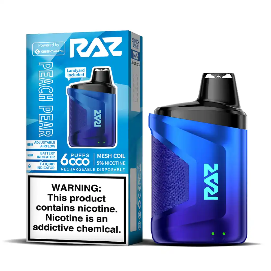 RAZ CA6000 Disposable-Peach Pear - JNR-Vape