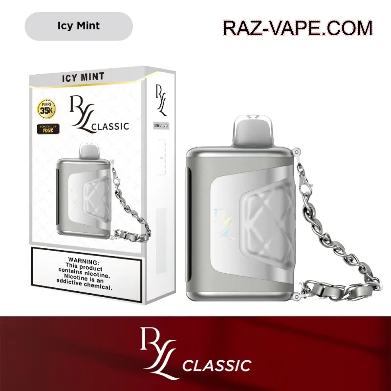 Icy Mint RAZ RYL CLASSIC 35000 PUFFS DISPOSABLE VAPE - JNR-Vape
