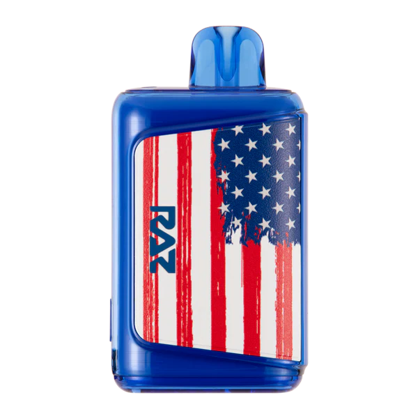 Blue Razz Ice flavor RAZ Vape DC25000 Freedom Edition - JNR-Vape