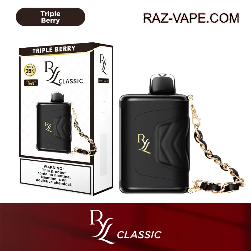 Triple Berry RAZ RYL CLASSIC 35000 PUFFS DISPOSABLE VAPE - JNR-Vape