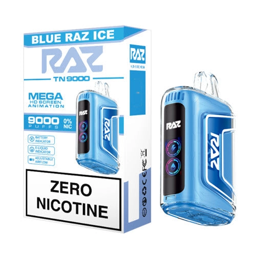 Limited-Time Special Price - Raz TN9000 Zero Nicotine 2 Flavors Bundle - Super Low Price - JNR-Vape