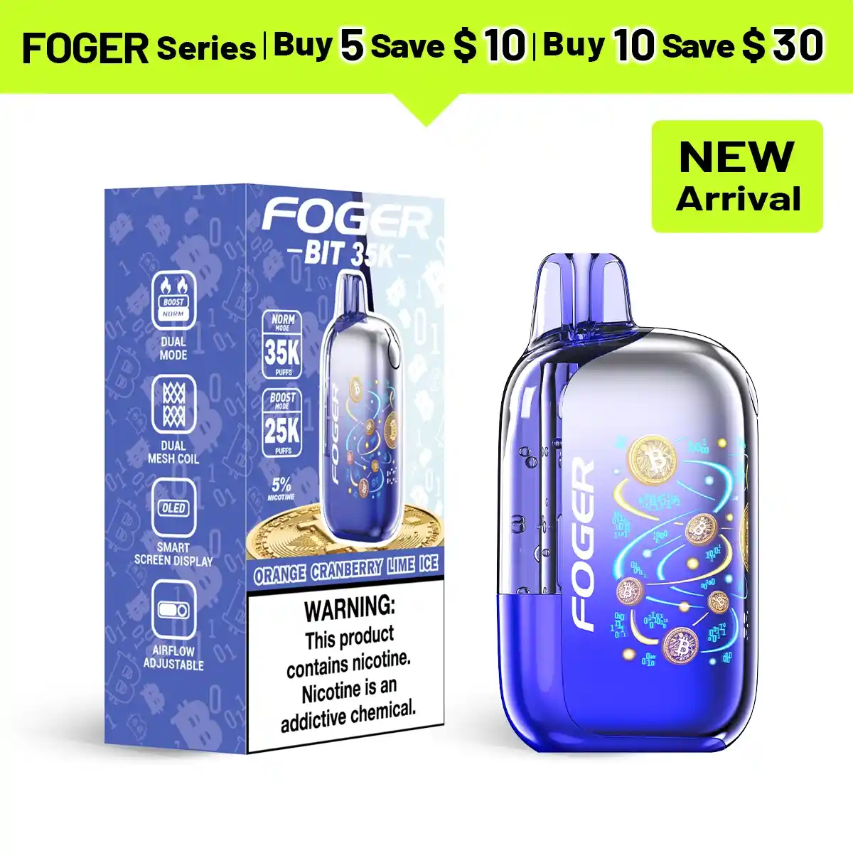 Foger Bit 35K Disposable Media Kit - JNR-Vape