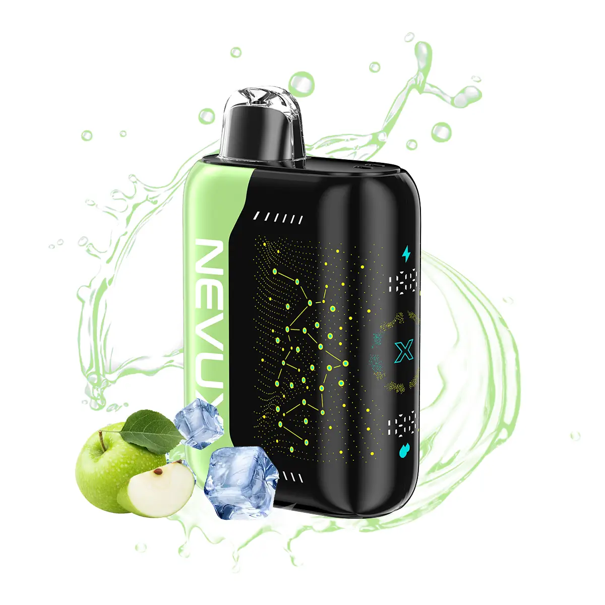 NEVUX Pulse X 40K Sour Apple Ice - JNR-Vape