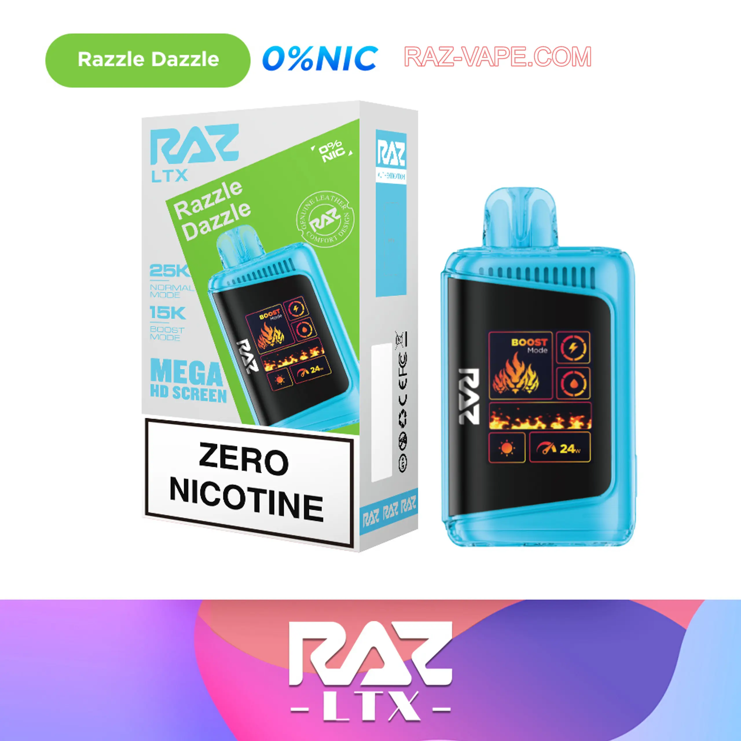 Raz Razzle Dazzle Flavors - JNR-Vape