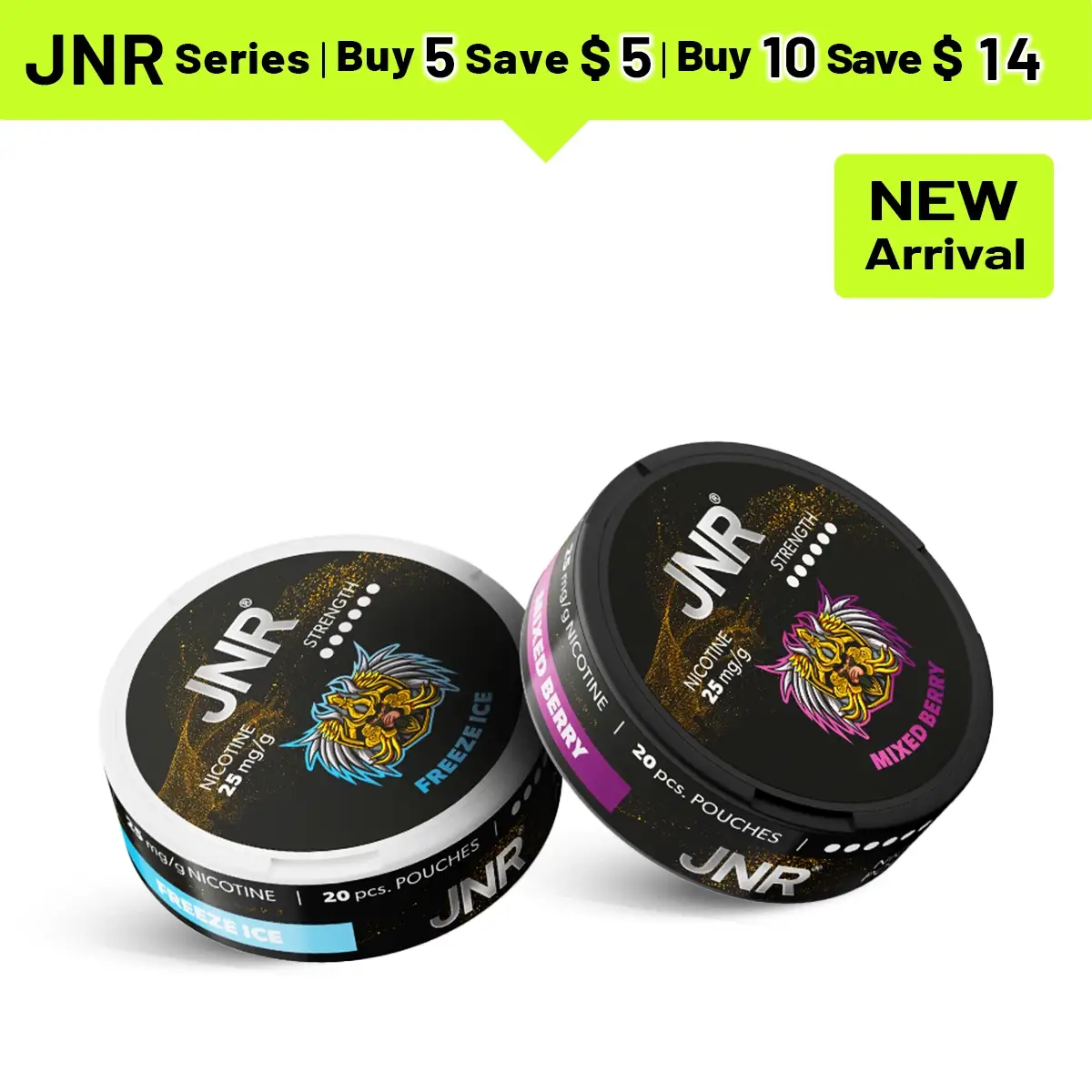 JNR Nicotine Pouches - JNR-Vape