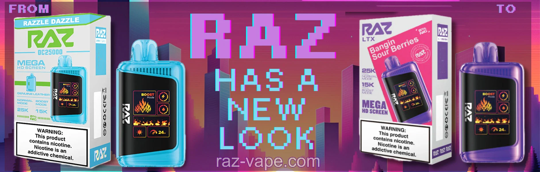 Raz LTX 25000 Flavors Edition List